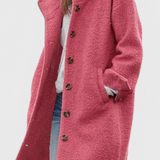 Penélope | Elegantní zimní kabát s kapucí