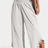 Justina | Palazzo kalhoty s volánky a vysokým pasem