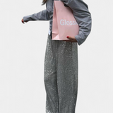 Elva | Kalhoty s vysokým pasem, flitry a volným střihem