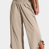 Justina | Palazzo kalhoty s volánky a vysokým pasem